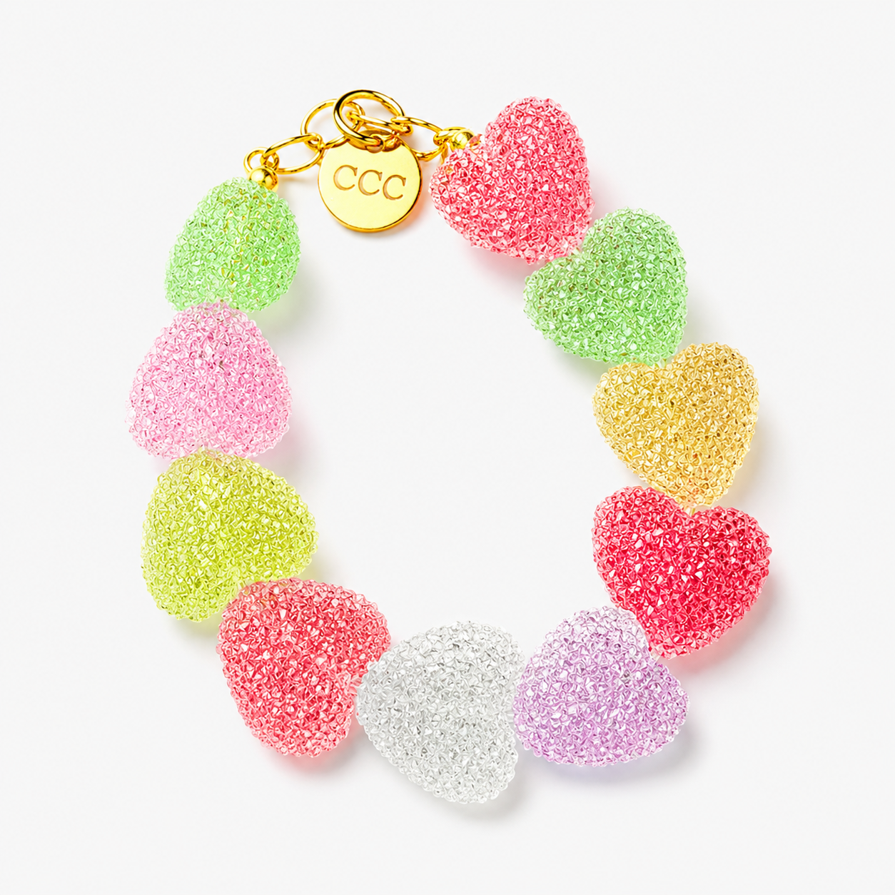 Rainbow Heartbeat Bracelet