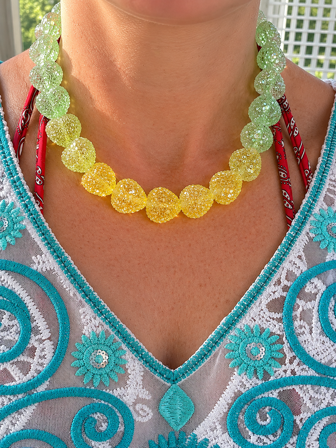 Heartbeat Lemon Drop Necklace