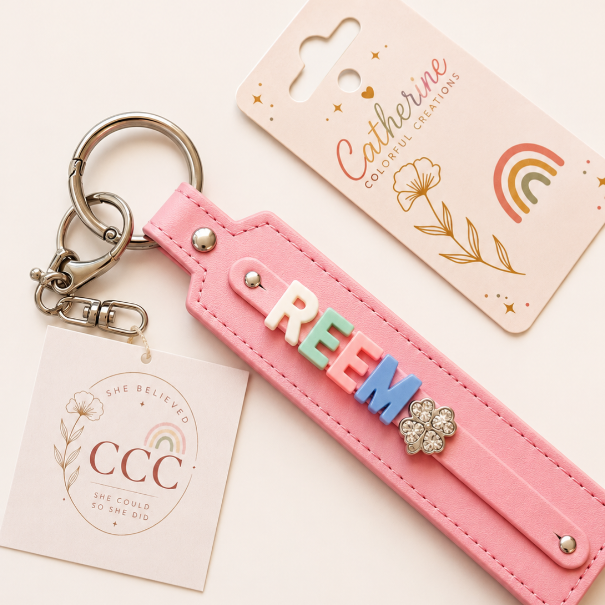 Personalized Leather Keychain Bar - Party Activity Dubai