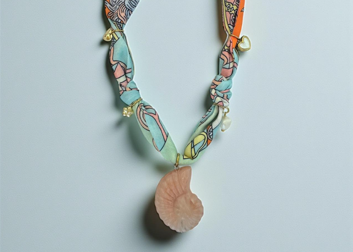 Blush Seashell Necklace