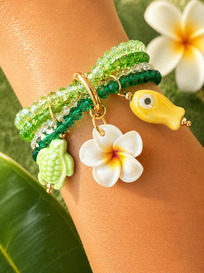 Tropical Charm Beaded Bracelet