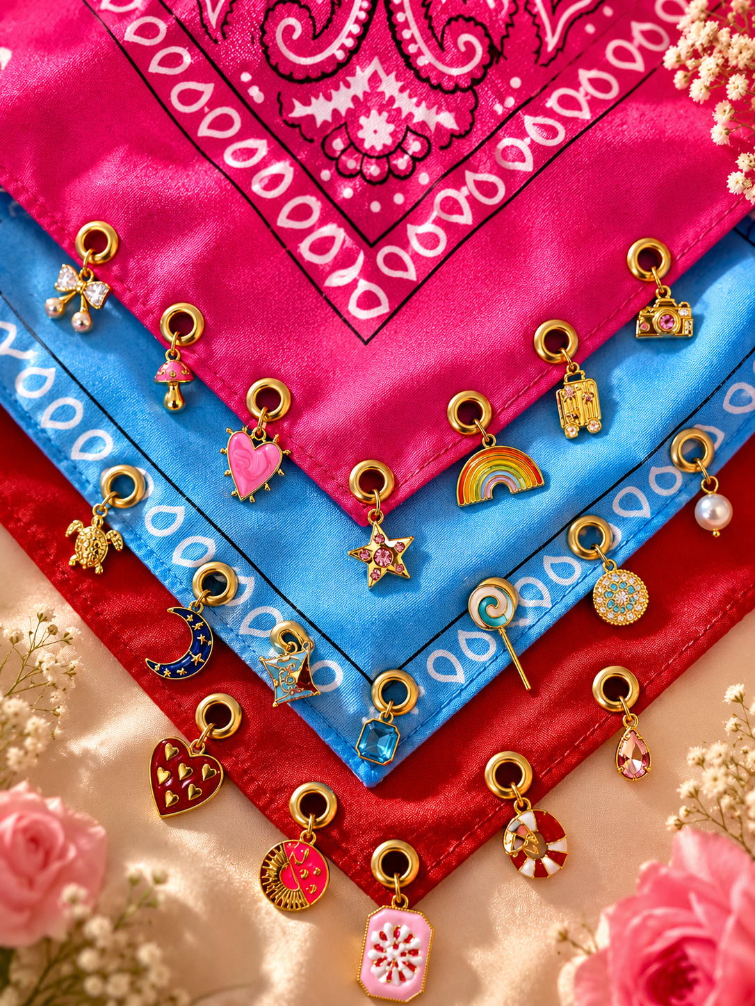 Rouge Riviera Charm Scarf
