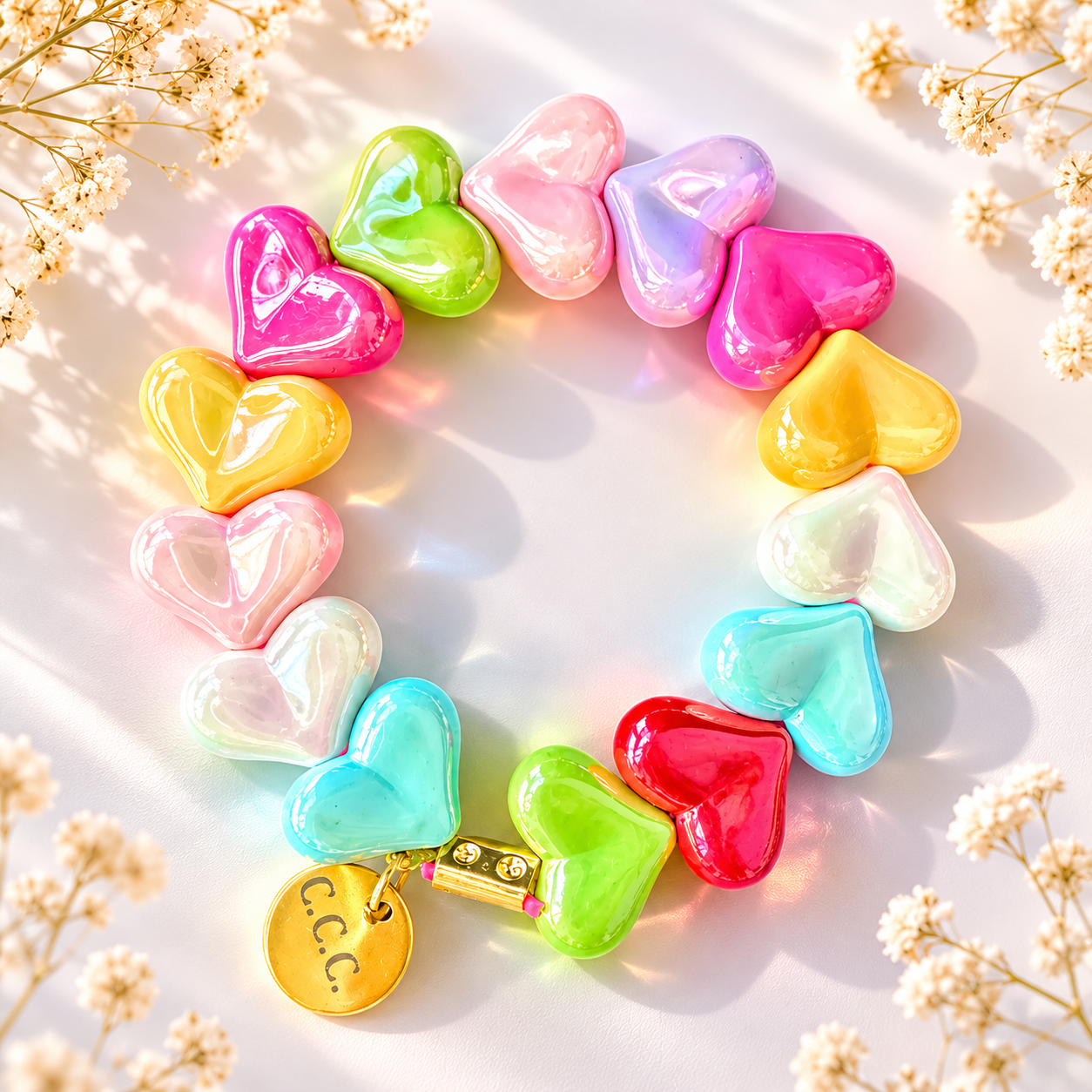 Candy Hearts Bracelet