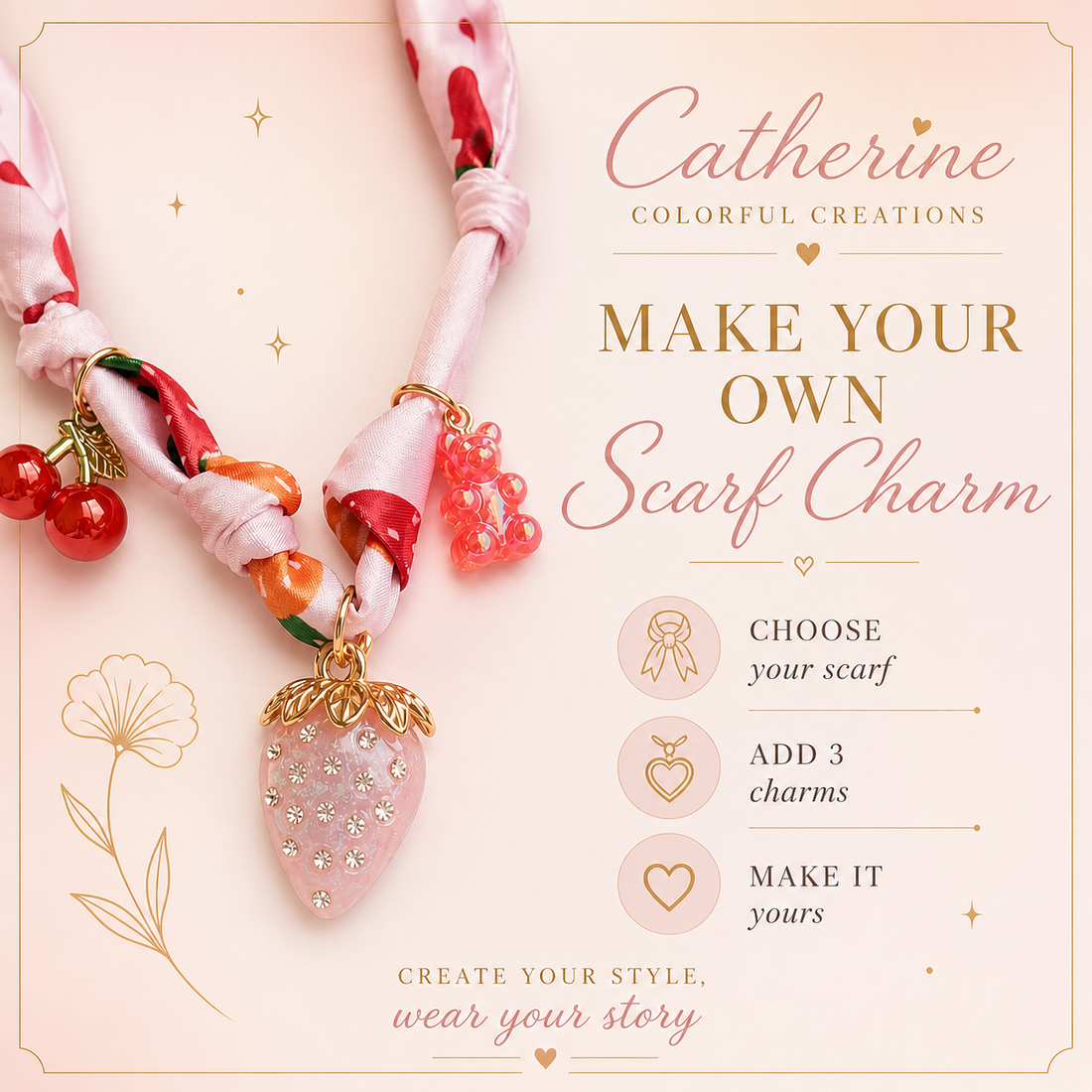 SCARF CHARM BAR EXPERIENCE