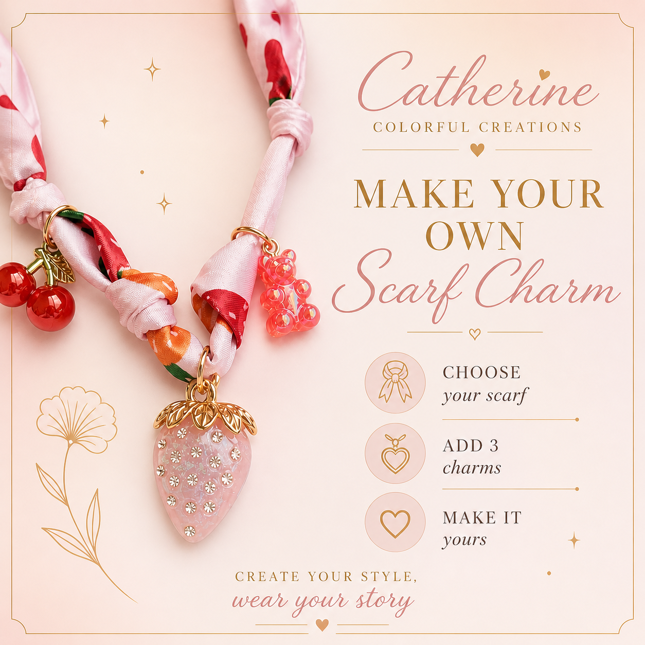 SCARF CHARM BAR EXPERIENCE