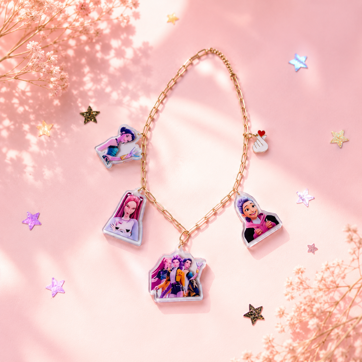K-pop Charm Necklace