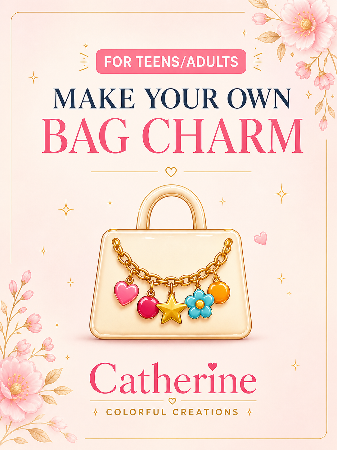 DIY Bag Charm Workshop for Teens &amp; Adults | Catherine Colorful Creations Dubai