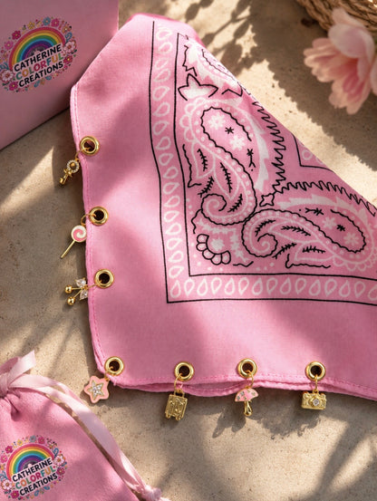 La Dolce Pink Bandana