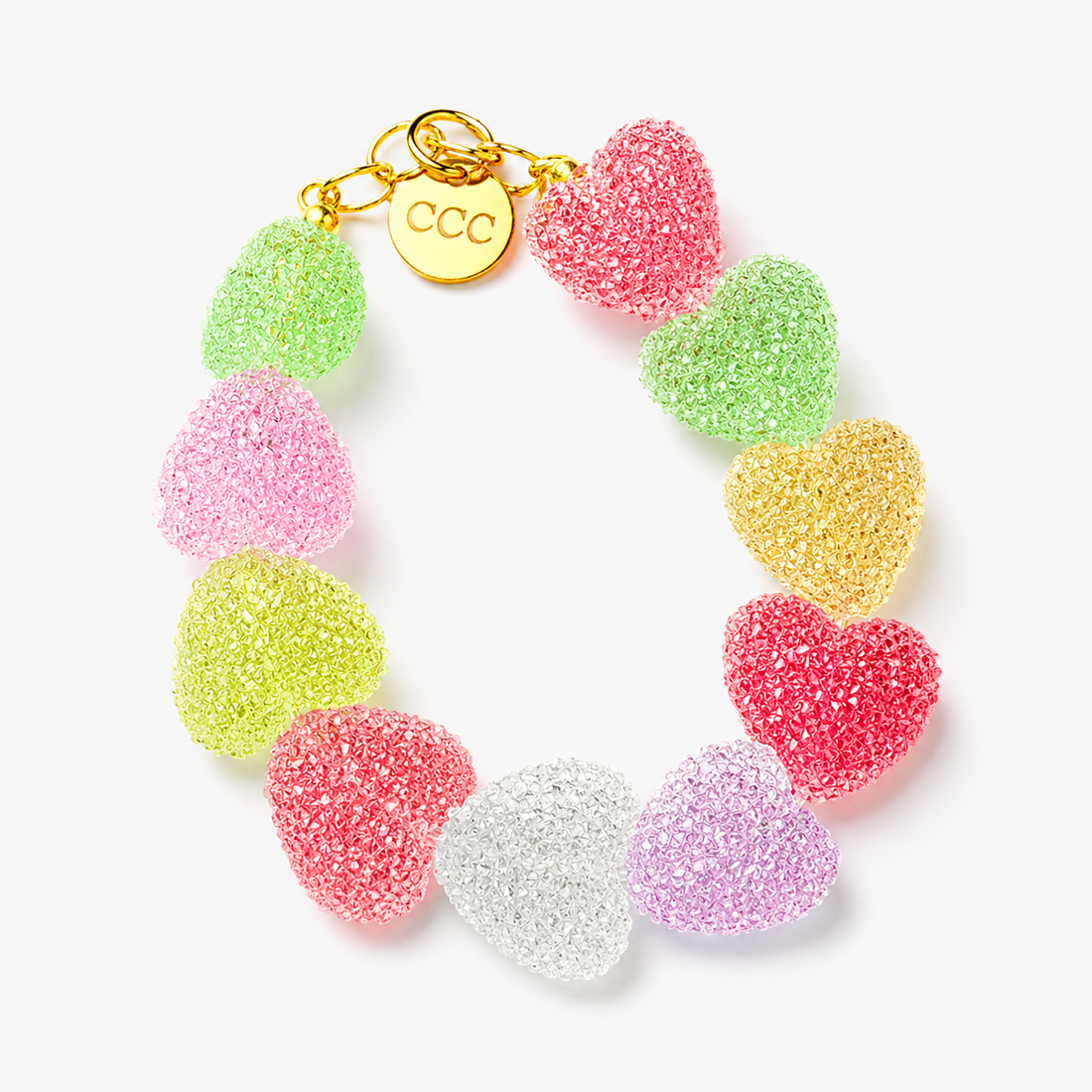 Rainbow Heartbeat Bracelet
