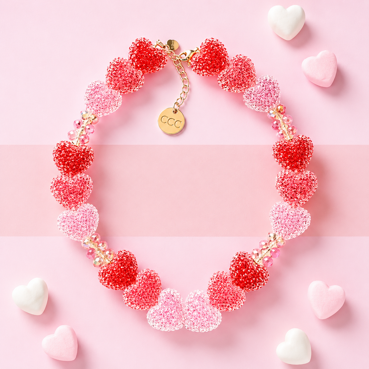 Blush Heartbeat Necklace