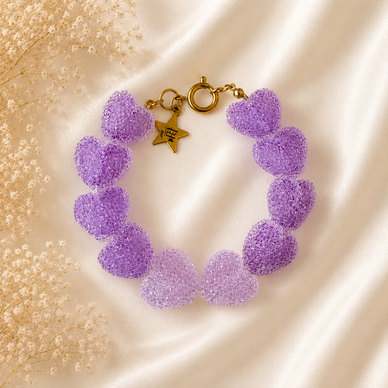Lavender Glow Bracelet