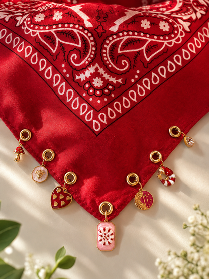 Rouge Riviera Charm Scarf