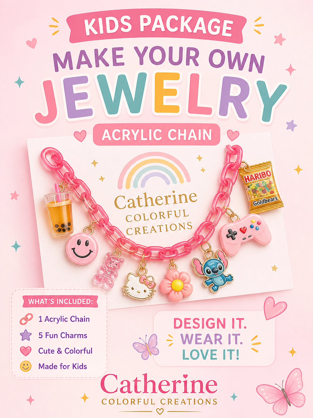 Kids Package - DIY Jewelry Workshop | Necklace &amp; Bracelet Making