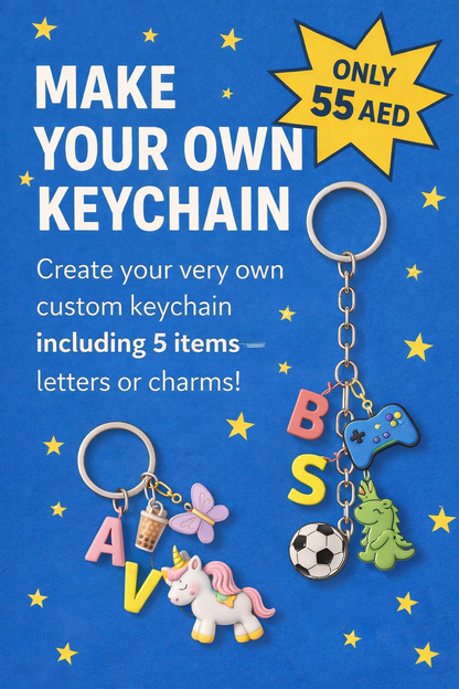 DIY Keychain Workshop | Custom Keychain Making Experience in Dubai