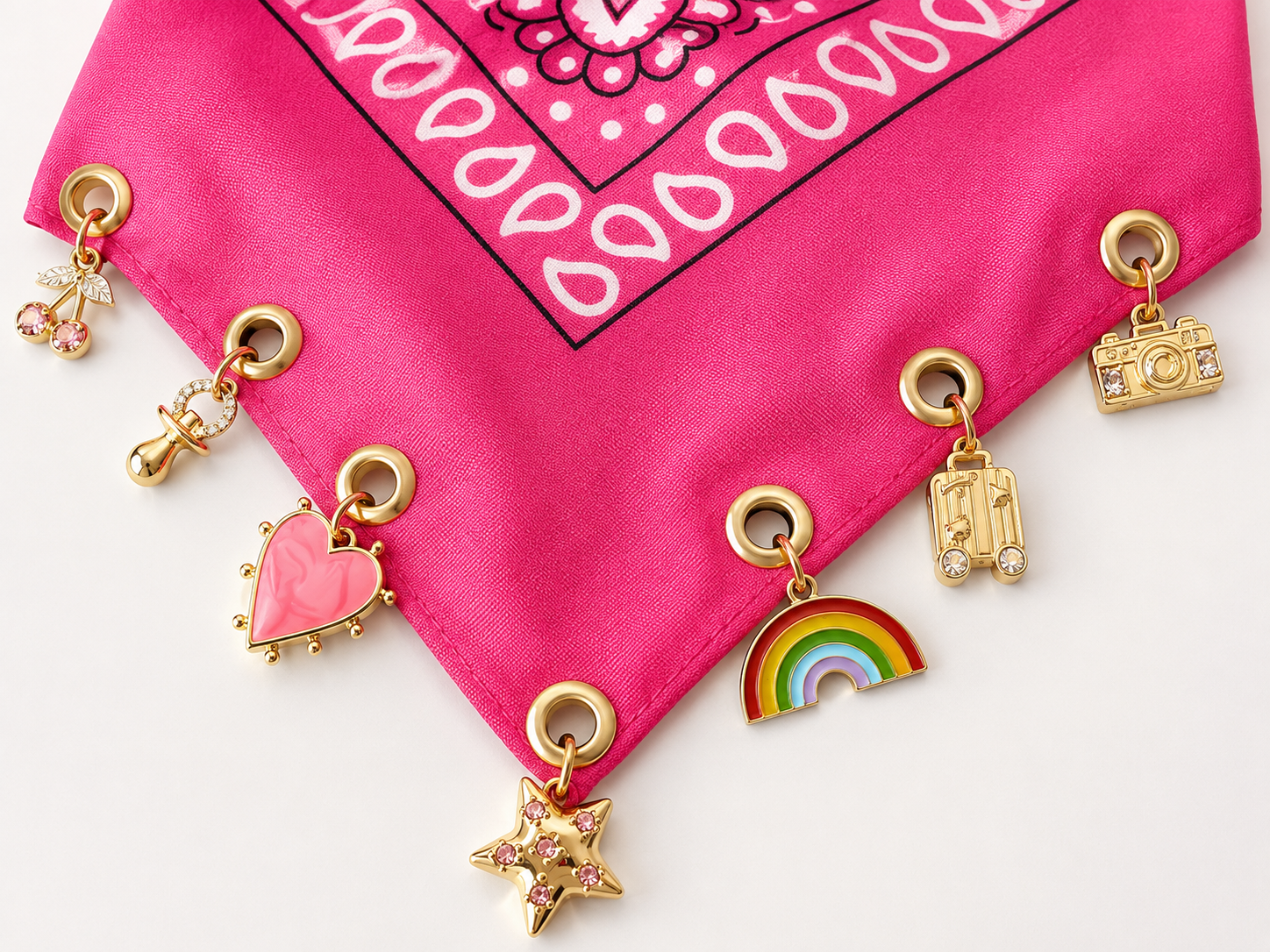Rosé Coast Charm Scarf