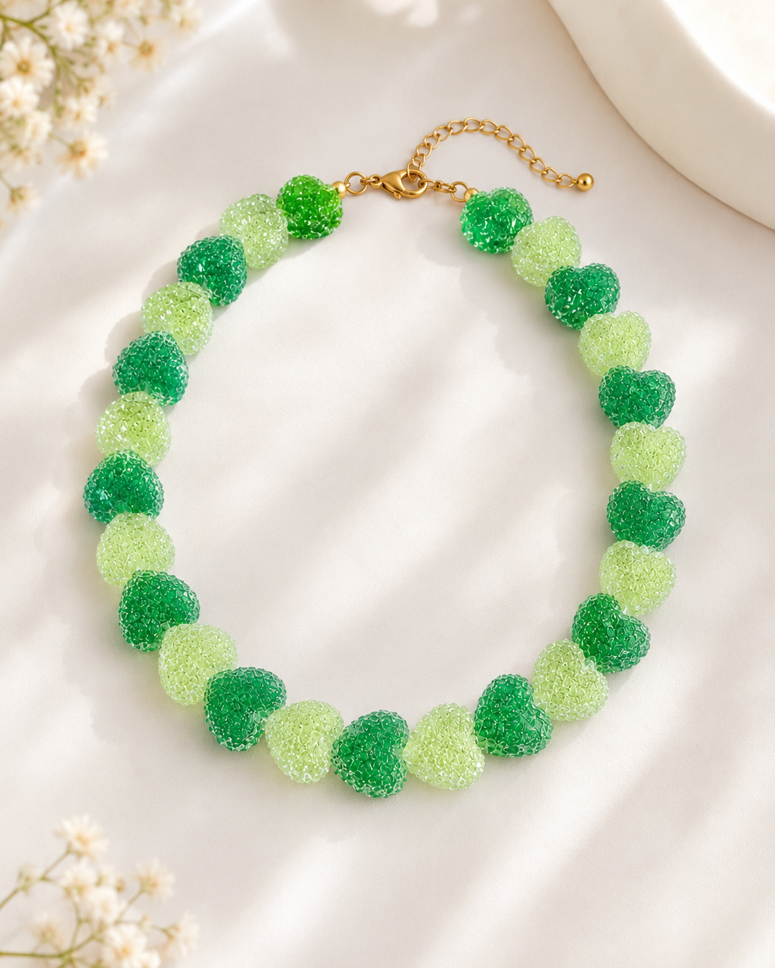 Emerald Heartbeat Necklace