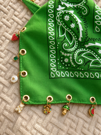 Emerald Orchard Charm Bandana