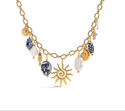 Sol d’Oro Charm Necklace