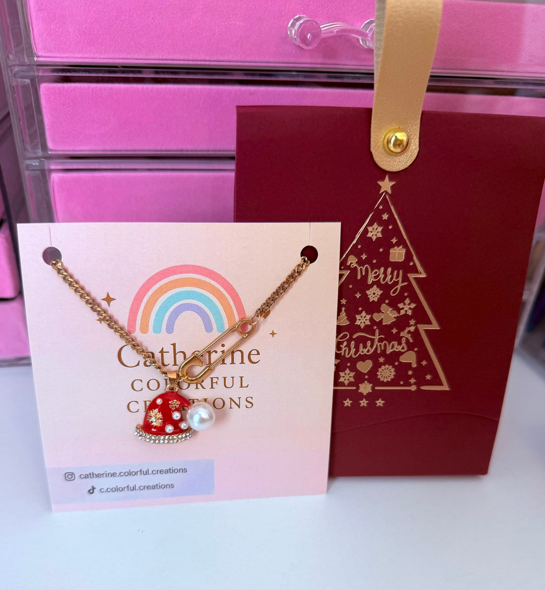 Santa Sparkle Necklace