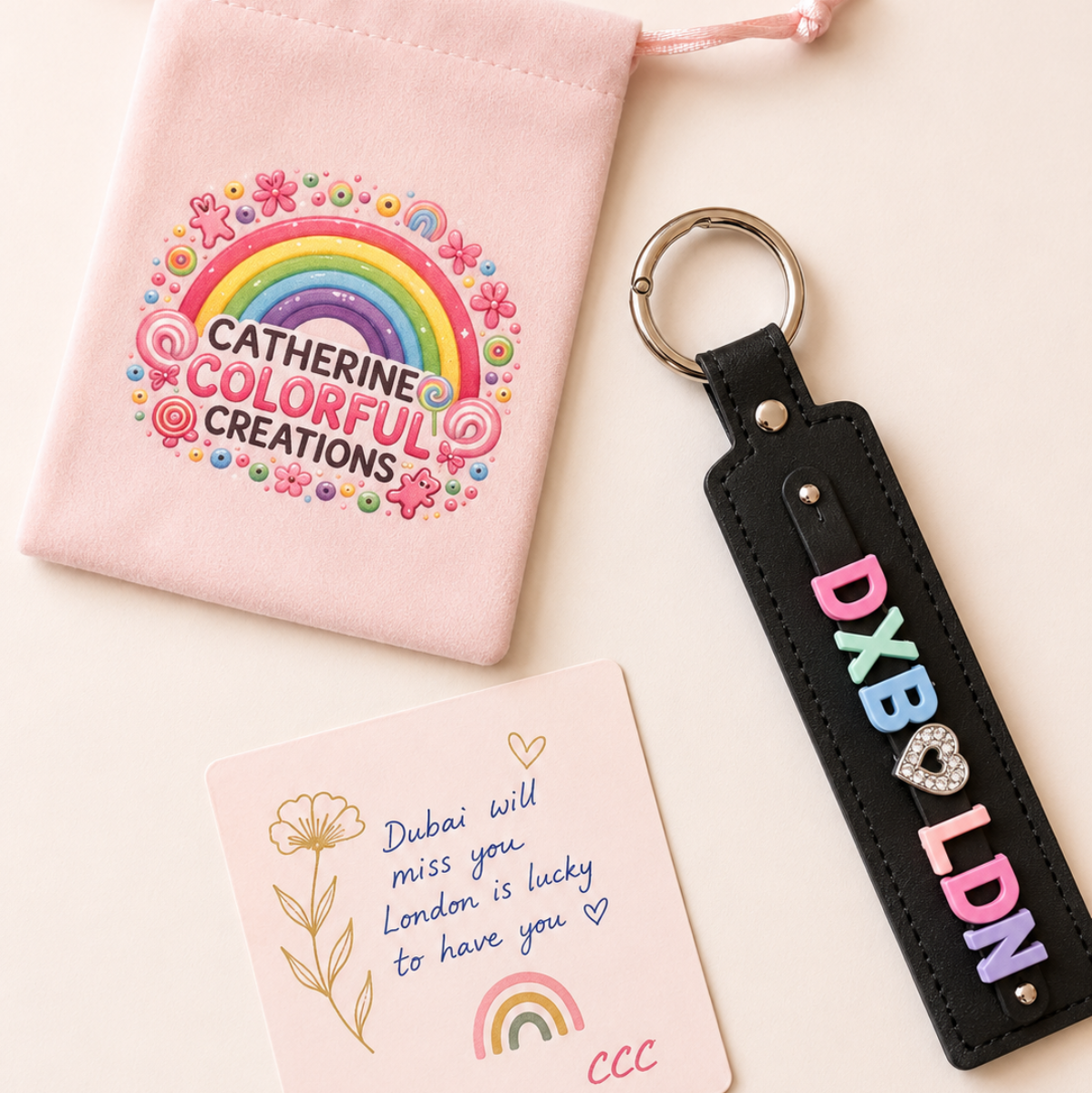Personalized Leather Keychain Bar - Party Activity Dubai