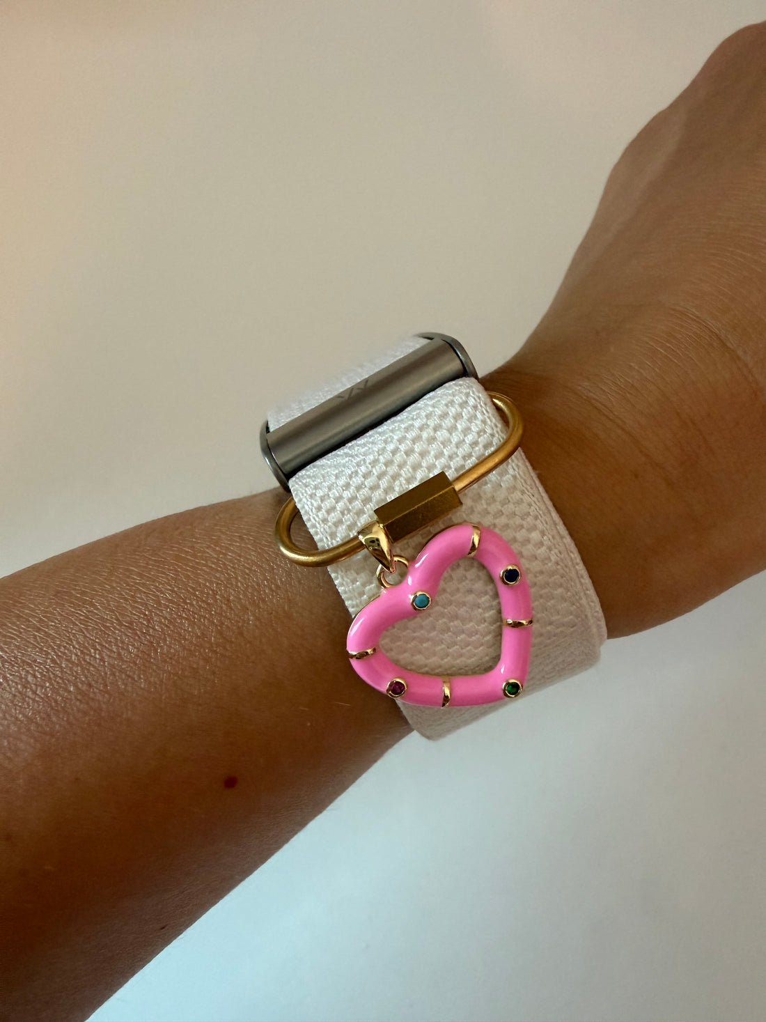 Blush Heart Halo Charm - for Whoop