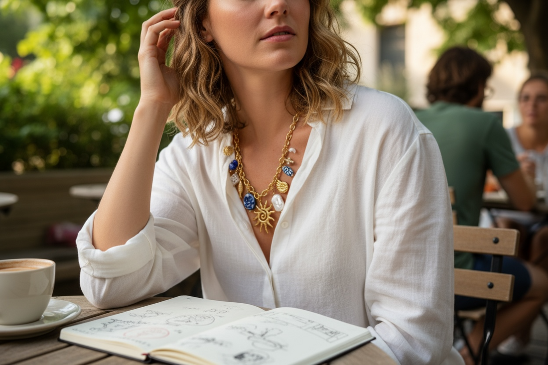 Sol d’Oro Charm Necklace