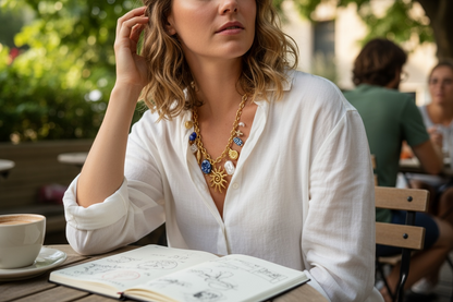 Sol d’Oro Charm Necklace