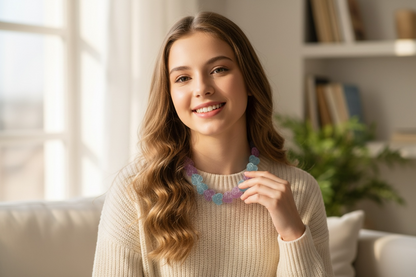 Lilac Pulse Necklace