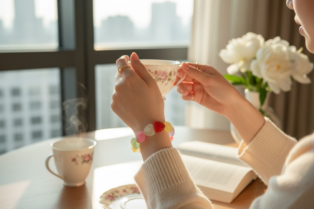 Rainbow Heartbeat Bracelet