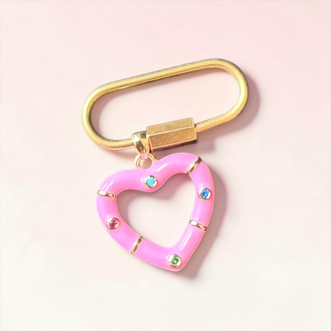 Blush Heart Halo Charm - for Whoop