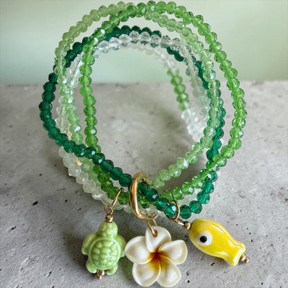 Tropical Charm Beaded Bracelet