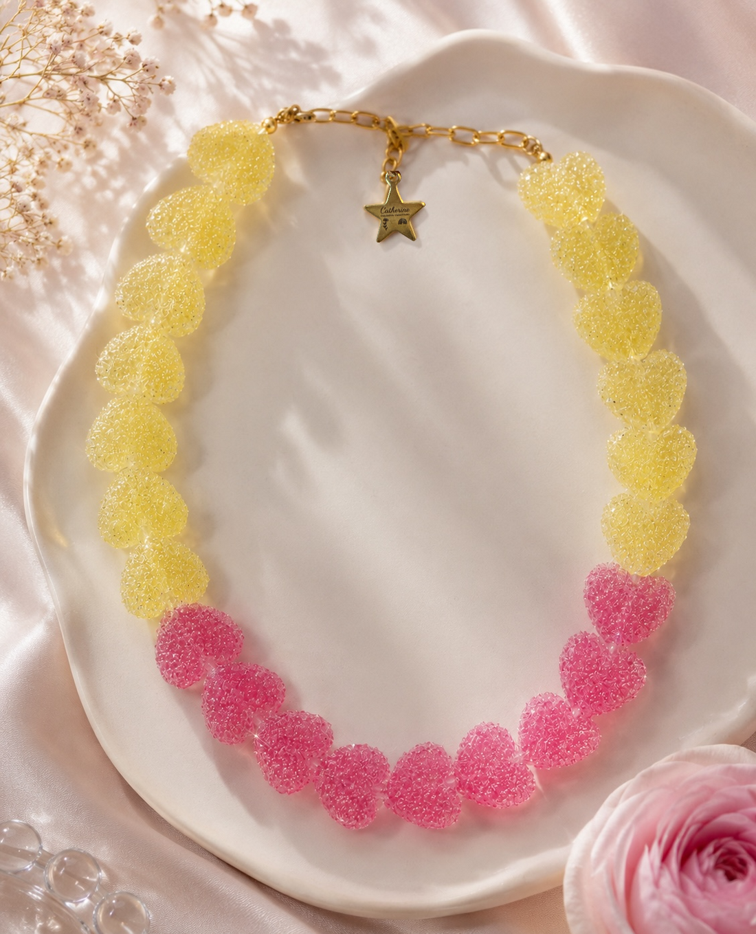 Heartbeat Pink Sorbet Necklace