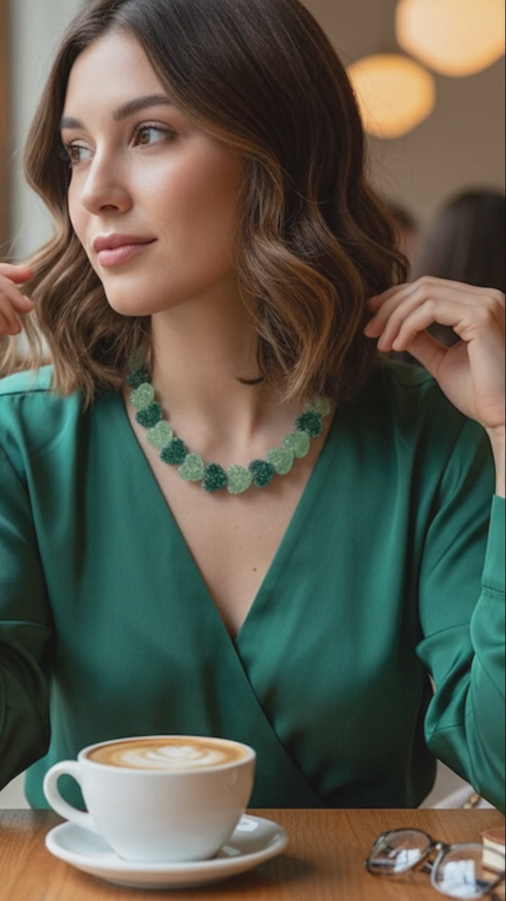Emerald Heartbeat Necklace