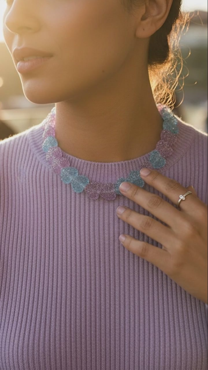 Lilac Pulse Necklace