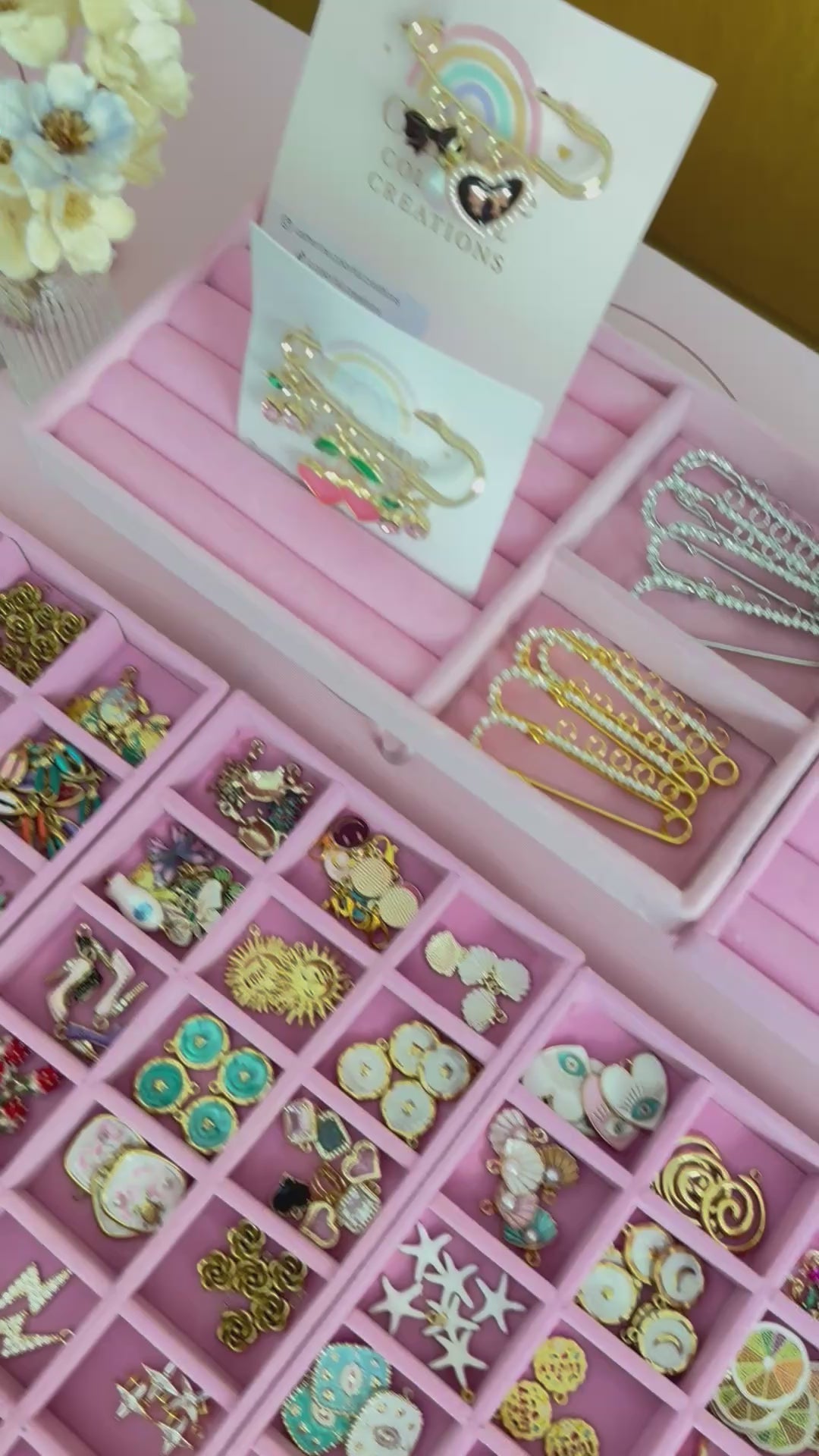 DIY Charm Pin Workshop | Catherine Colorful Creations Dubai